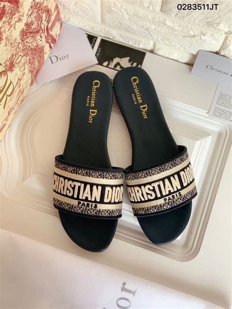 dior fluffy slippers|christian Dior female slippers.